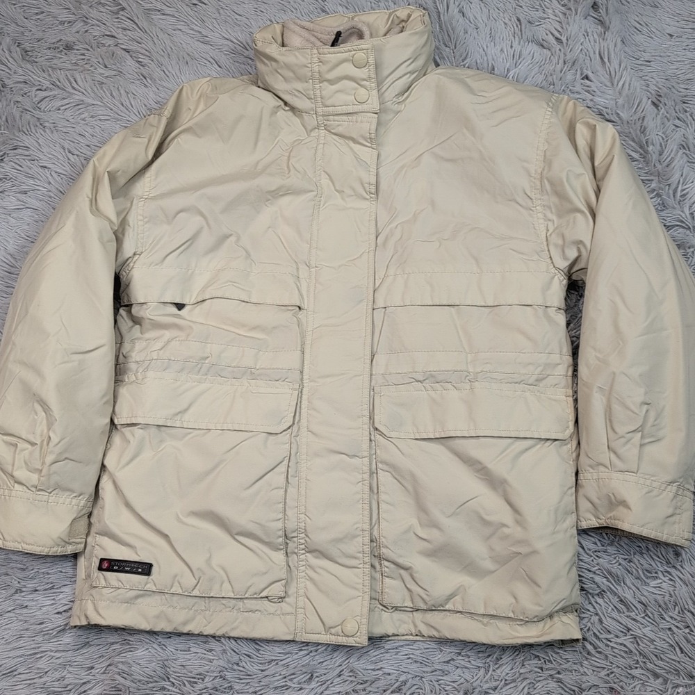 Storm Tech Jacket Womens S Ski Coat Zip Up Pockets Warm Packable Hood Liner